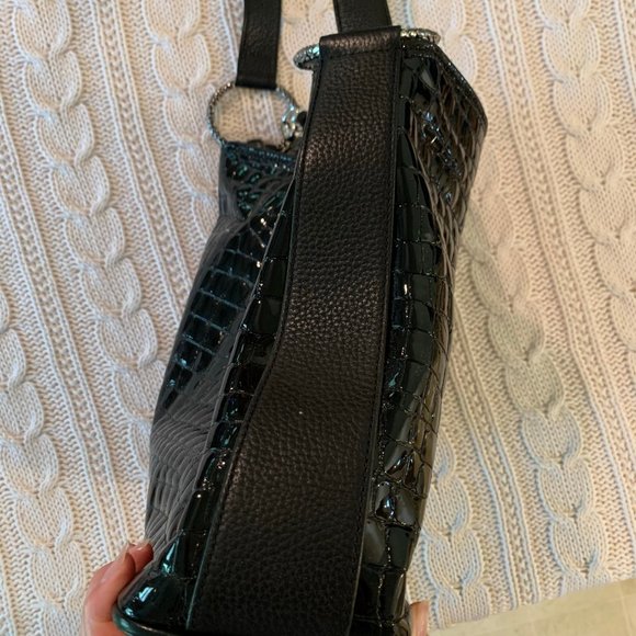 Brighton Black Leather Handbag - Picture 7 of 8